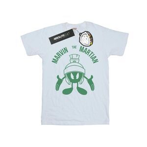 Looney Tunes Womens/Ladies Marvin The Martian Large Head Cotton Boyfriend T-Shir